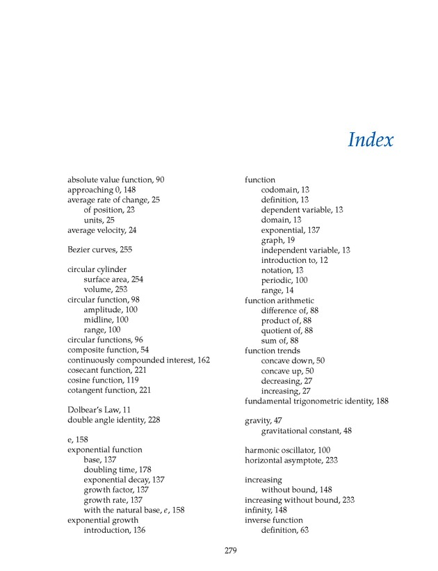 Active Preparation for Calculus - Page 279